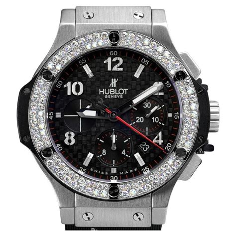 Hublot Big Bang Men's Chronograph Custom Diamond Watch